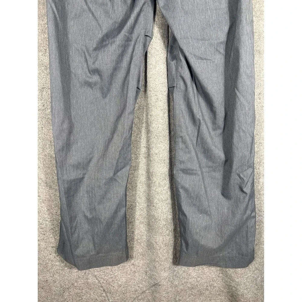 Lululemon Athletica Mens Cargo Pants Gray Herringbone Utility Trousers Size L